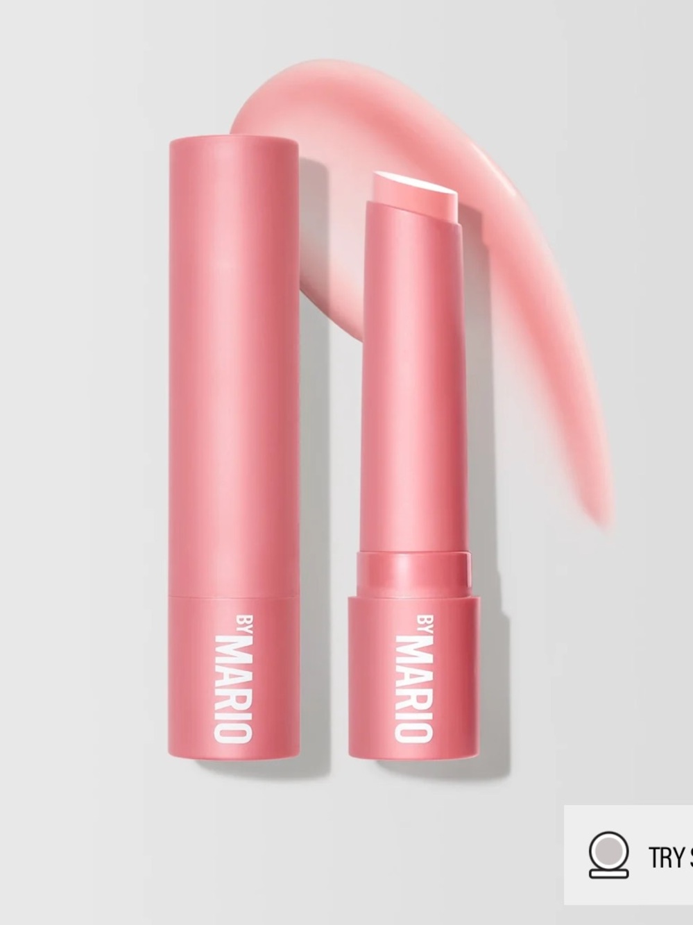 Makeup BY MARIO Moisture Glow Plumping Lip Serum in Pink Glow Clear Pale Pink